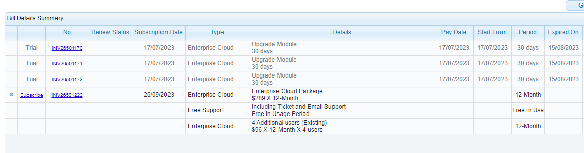 訂購記錄,查看發票 訂購記錄,查看發票